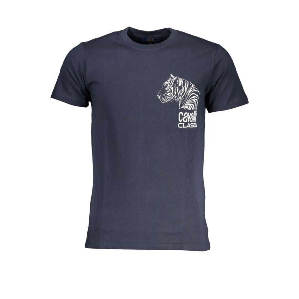 Cavalli Class Blu Cotton Men Men's T-Shirt